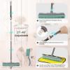 Conliwell Rubber Broom Carpet Rake for Pet Hair, Fur Remover Broom with Squeegee, Portable Detailing Lint Remover Brush (Iron Handle) view 4