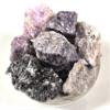 20PCs Purple Lilac Lepidolite Rough Stones Natural Sparkling "Flower Sugilite" Lithia Mica Gemstone Crystal Mineral Raw Specimens - Brazil view 2
