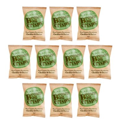  West Country Farmhouse Cheddar & Onion 40g (Pack of 10)