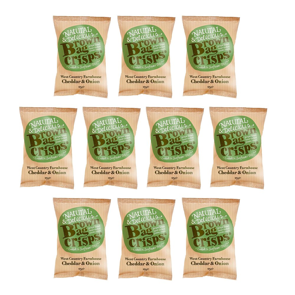  West Country Farmhouse Cheddar & Onion 40g (Pack of 10)