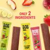 BOB SNAIL Healthy Fruit Snacks for Kids and Adults  30 Fruit Leather Snacks with Apple, Banana, Strawberry  Vegan Low-Carb Variety Pack Strips for Kids  Sugar Free Jerky Bars view 4