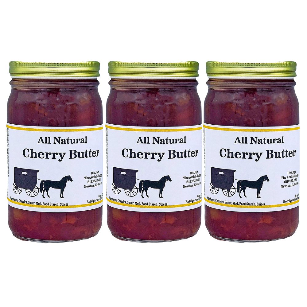 All Natural Fruit Butters 8 oz. (Cherry (3 Jars))