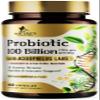 Probiotics 100 Billion CFU - 10 Strains + Prebiotic - Digestive Health, Gut & Immune Support for Women & Men - Supports Occasional Constipation, Gas & Bloating - Shelf Stable Bottled USA - 60 Capsules view 1