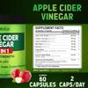 Zolotus Apple Cider Vinegar Capsules 32in1, with Turmeric, Cinnamon, Milk Thistle, Berberine, Elderberry, Quercetin - (2 Packs) 60 Capsules view 2