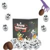 Fruidles Halloween Mysterious Chocolate Assortments, Trick-Or-Treat Party Bag Fillers, Creepy Design Foils, Kosher Certified Dairy (Chocolate Skulls, Half-Pound) view 1