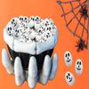Fruidles Halloween Mysterious Chocolate Assortments, Trick-Or-Treat Party Bag Fillers, Creepy Design Foils, Kosher Certified Dairy (Chocolate Skulls, Half-Pound) view 2