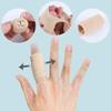 20 PCS Finger Sleeves Protectors, Sport Finger Sleeves Thumb Brace Support Finger Brace Elastic Thumb Sleeves for Relieving Pain Arthritis Trigger Finger(Skin tone Grey) view 4
