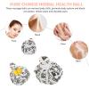 3pcs Thai Massage Balls Thai Herbal Compress Ball Warming Bags Chinese Herbal Health Bags Natural Products Professional and Refreshes Your Body- Mind (White) view 3