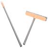 1pc Handle Floor Brush Stiff Bristles Cleaning Broom Supply for Bathroom Home Use Ergonomic Design for Easy Dust Dirt Removal Lightweight Construction view 1
