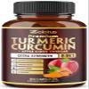 7 in 1 Turmeric Curcumin + Apple Cinder Vinegar Capsules, 6 Month Supply with Ashwagandha, Ginger, Garlic Bulb, 180 Capsules view 1