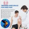 16inch Tall Hinged Knee Brace for Men/Women with Full Support with 4 Compression Straps,2 Metal Side Stabilizers,Breathe Air Spacer Drytex Wraparound for Knee Pain Relief,ACL,Arthritis,Meniscus view 3