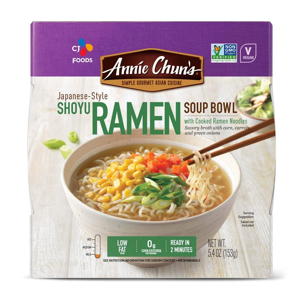 Annie Chun's Soup Bowl, Japanese Style Shoyu Ramen, Vegan, Non GMO, 5.4 Oz