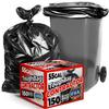 ToughBag 55-60 Gallon Heavy Duty Trash Bags - 150 Count, Large Black Garbage Bags - Made in USA view 1