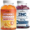 Zinc Gummies - 2 Pack - 50mg High Immune Booster Zinc Supplement, Immune Defense, Powerful Natural Antioxidant, Non-GMO - by New Age (Zinc/Vitamin C) view 1