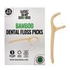 BOONBOO Bamboo Dental Floss Picks, 20 Counts view 1
