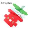 Nicedea Christmas Candy Boxes Treat Boxes Present Boxes DIY Party Favor Gift Boxes for Xmas Cupcake Sweets view 3