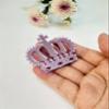 12PCS Mirror Cake Charm, Acrylic Cupcake Charm,Crown Cake Topper,Princess Themed Topper Princess Cupcake Topper (Pink Mirror) view 1