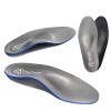 FeetTouch Strong Arch Support Orthotics for Metatarsalgia Morton's Neuroma,Ball of Foot Pain Relief Inserts Plantar Fasciitis Flat Feet with Poron Heel Cushion Grey view 1