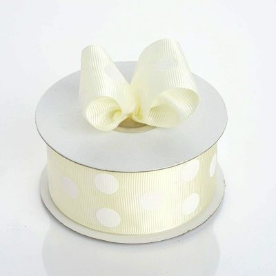 1 1/2" Polka Dot Ribbon for Gift (SRBa) Package Wrapping, Hair Bow Clips & Accessories
