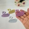 12PCS Mirror Cake Topper, Acrylic Cupcake Charm, Swan Cake Topper,Princess Themed Topper Princess Cupcake Topper (Rose Mirror) view 4