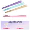 60 PACK Colorful Pre Rolled Cones -Classic King Size Slow Burning cones rolling papers Tips & Packing Tubes Included view 2