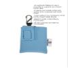 Pumpcases Insulin Pump Holder with Clip - Neoprene Diabetes Pump Pouch + Stainless Steel Nite IZE S-Biner Clip - Insulated Insulin Pump Case Compatible with - (Light Blue, t:Slim/t:Slim X2) view 3