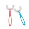 claiol 2 PCS U-Shaped Kids Toothbrush, Soft Manual Training Toothbrush for Kids 6-12 Years (Pink +Blue) view 1