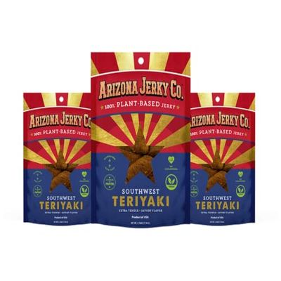 100% Plant-based Jerky (Southwest Teriyaki) - Vegan 3-Pack
