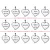 mnmoom Medical Alert Bracelets for Women with stainless steel heart medical id charm pre engraved EPILEPSY (Chic chain) view 4