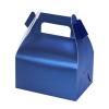 10pcs Gift Box Cake West Point Packaging Paper Cup Wedding Party Portable Paper Box Carton (Color : Blue, Gift Box Size : 13x8.5x8cm) view 1