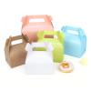 10pcs Gift Box Cake West Point Packaging Paper Cup Wedding Party Portable Paper Box Carton (Color : Blue, Gift Box Size : 13x8.5x8cm) view 2