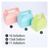 10pcs Gift Box Cake West Point Packaging Paper Cup Wedding Party Portable Paper Box Carton (Color : Blue, Gift Box Size : 13x8.5x8cm) view 3