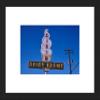 LIVESTOCK Classic Prints Gallery Vintage Wall Art Americana Dixie Dairy Kreme Ice Cream Sign Rt. 79 in Leeds, Alabama by John Margolies, Roadside America Poster, 5.5x8 print 9.5x12 Black frame view 3