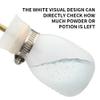 Powder Duster, Large Diatomaceous Earth Bulb Duster Applicator with Long Copper Tube Garden Puffer Duster for Multi Purpose Indoor and Outdoor Use (White) view 4