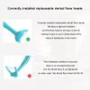 1 Piece Reusable Dental Floss Holder Handle +100 Pieces Replacement Floss Heads Teeth Stick Toothpicks Floss to Clean Between The Tooth view 4