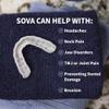 SOVA 3D Night Guard - Pre-Formed, Easy-to-Fit Protection for Teeth Grinding, Clenching - Jaw Pain, Bruxism, TMJ Relief - Odor, Taste Free - Remoldable Up to 20 Times - Non Toxic view 3