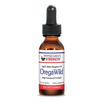 Physician's Strength OregaWild - 30 mL - 100% Wild Oregano Oil - 432 Servings