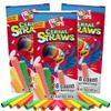 2025 Kellogg's Cereal Straws Froot Loops Edible Breakfast Straw Alternatives for Milk, 90's Childhood Nostalgic Treat for Drinking and Eating, Cereals for Kids, Pack of 3, 18 Count view 1