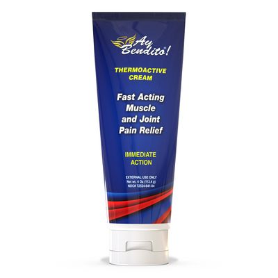 Ay Bendito! Thermoactive Cream for Muscle, Joint, Arthritis Pain Relief - 4oz Tube (1)