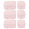 1pc Box Pill Box Jewelry Holder Stand Portable Case Pill Dispenser Medication Organizer Case 7 Day Container Keyring Mini Key Ring Tablet Pp Fish Oil Travel view 1