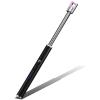 Windproof Lighters Long Lighters USB Rechargeable Lighter Easy to Use Lighter Flameless Lighters Portable Camping BBQ Kitchen,Black view 1