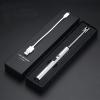 Windproof Lighters Long Lighters USB Rechargeable Lighter Easy to Use Lighter Flameless Lighters Portable Camping BBQ Kitchen,Black view 4