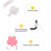 6pcs Silicone Straw Tip Cover Reusable Drinking Straw Tips Lids Straw Plugs Cartoon Drinking Cap for Home Kitchen Party Accessories Assorted view 2