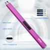 JETPRO Electric Arc Windproof Lighter Flameless USB Rechargeable Lighter with Safety Lock for Candle BBQ Camping (Purple) view 3