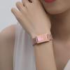 mnmoom Medical Alert Bracelets for Women Adjustable Stainless Steel Mesh lymphedema alert Bracelets with engraved NO BP/IV/NEEDLES THIS ARM-rose gold view 2