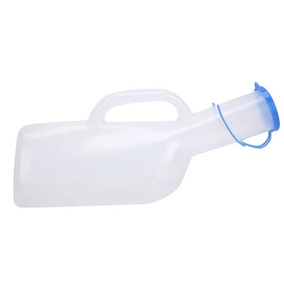 1000ml Men Urinal Elderly Urine Bottle Transparent with Scale Plastic Chamber Pot for Portable Pee Bottle for Male Elderly Bedridden Patient