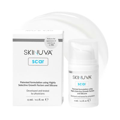 Skinuva Next Generation Scar Cream - Advanced Scar Cream Formulated with Growth Factors (0.5 oz)
