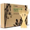 BANBU Bamboo Utensils Disposable- 200PK 6.7" Bamboo Forks Disposable 100% Compostable Biodegradable Renewable Natural Cutlery Fork for Travel/Camping/Wedding/Party view 1