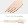 BANBU Bamboo Utensils Disposable- 200PK 6.7" Bamboo Forks Disposable 100% Compostable Biodegradable Renewable Natural Cutlery Fork for Travel/Camping/Wedding/Party view 4