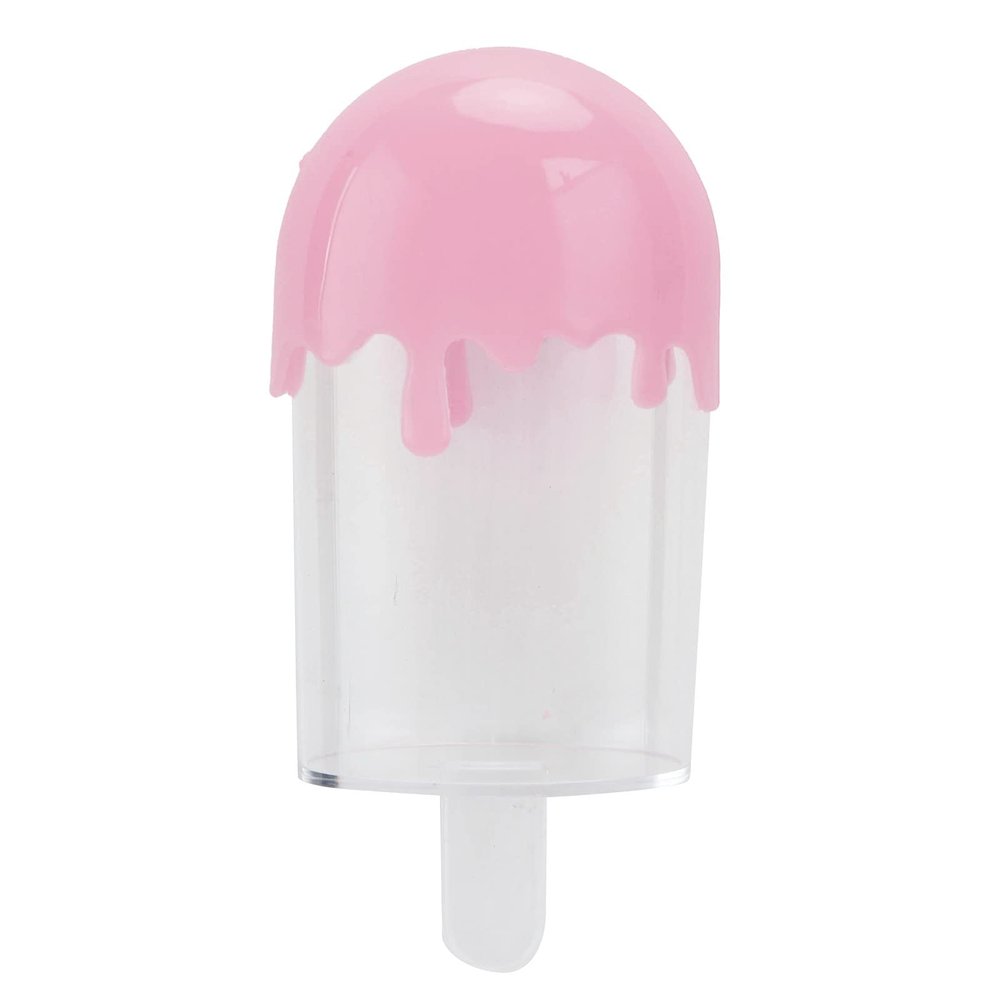 Fdit Candy Favor Boxes, 12Pcs Ice Cream Shape Candy Box Transparent Plastic Reuseable Gift Box for Weddings Bridal Showers ()